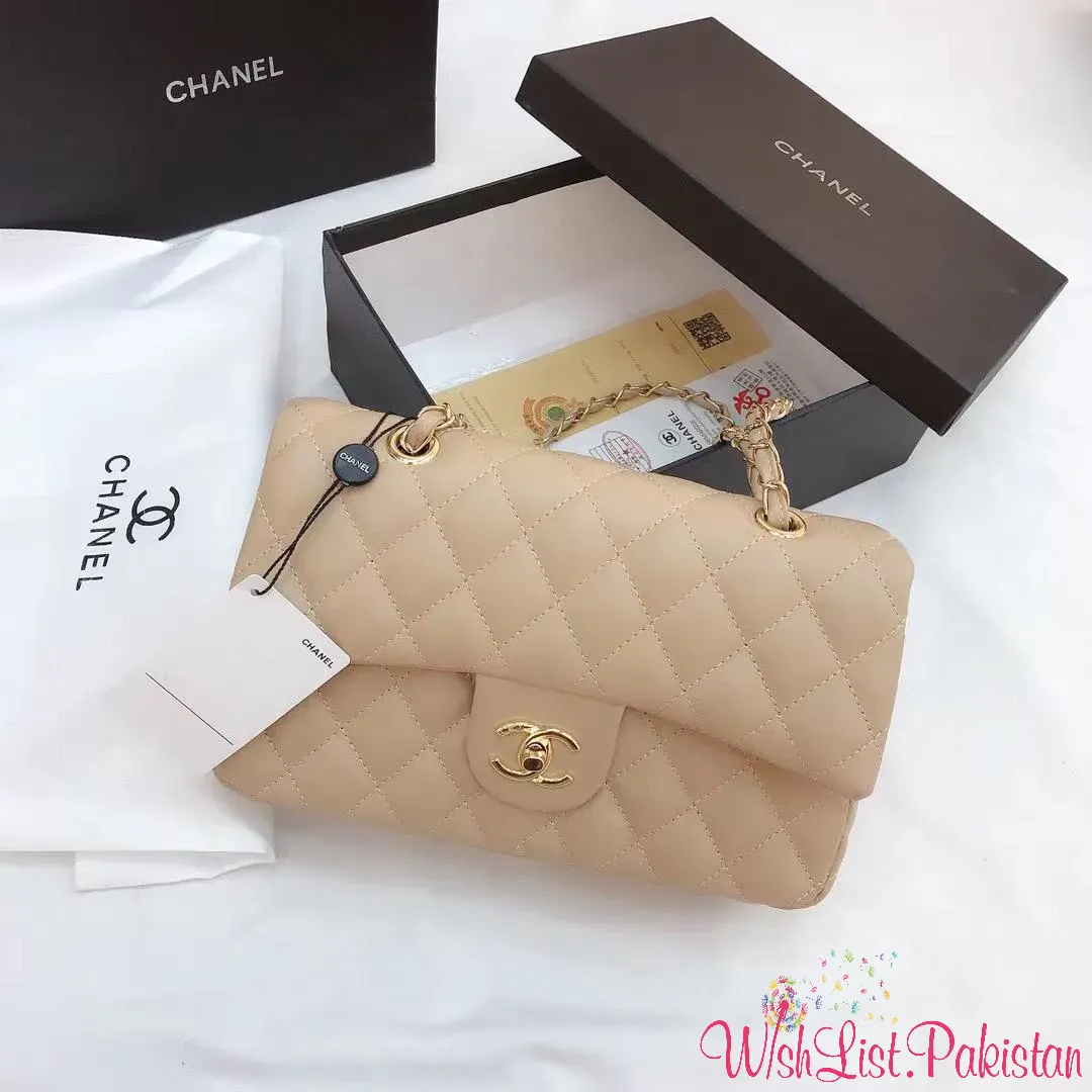 Chanel Flap Matte With Box Documents Invoice
