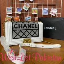 Best Price Chanel Rhinestones Bag With Brand Box