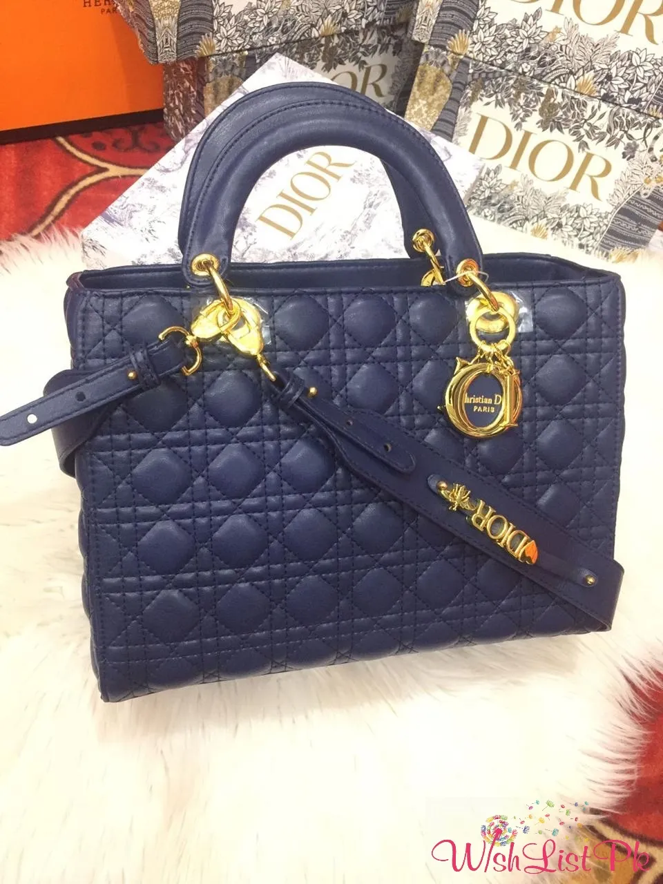 Christian Dior Lady Bag Large