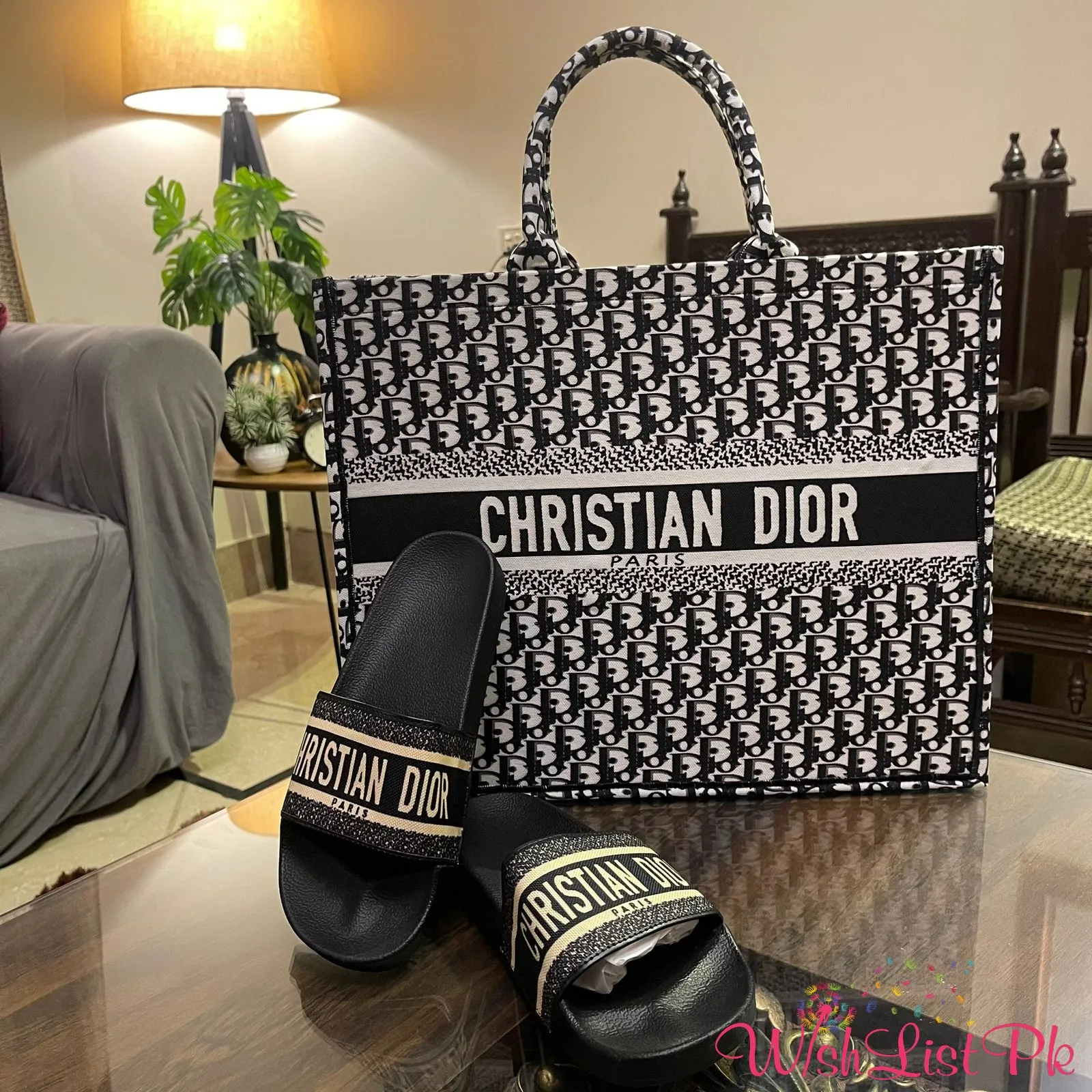 Best Price Dior Book Tote With Dior Slides