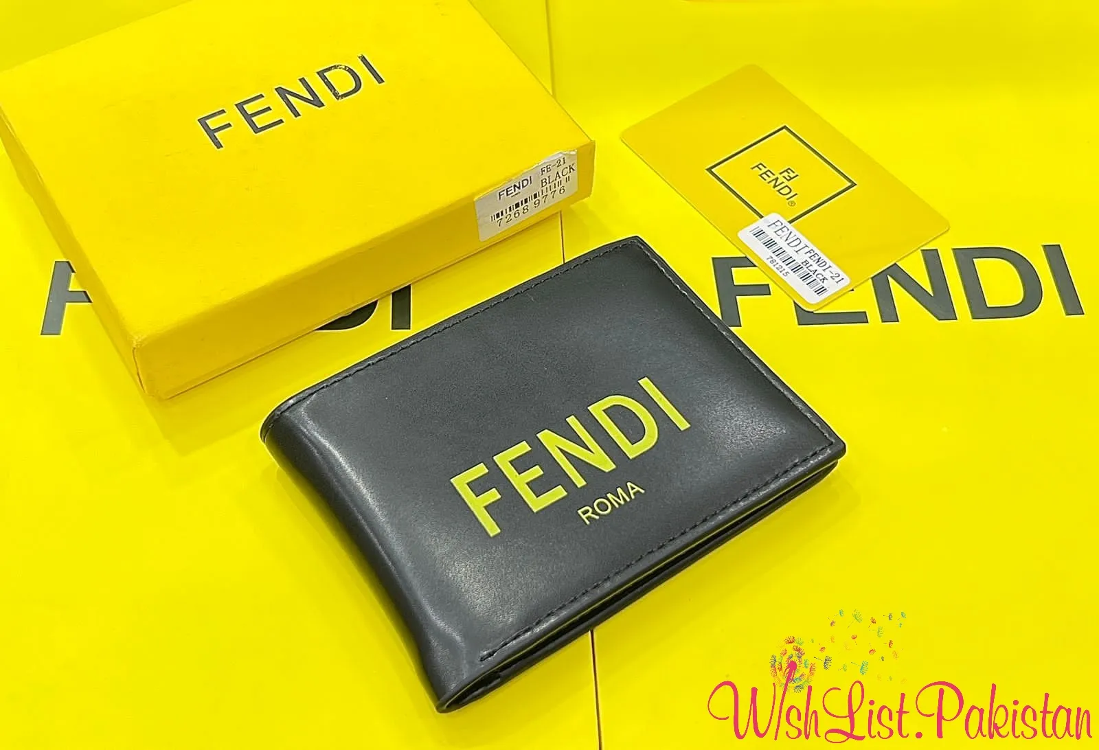 Fendi Black Wallet For Him