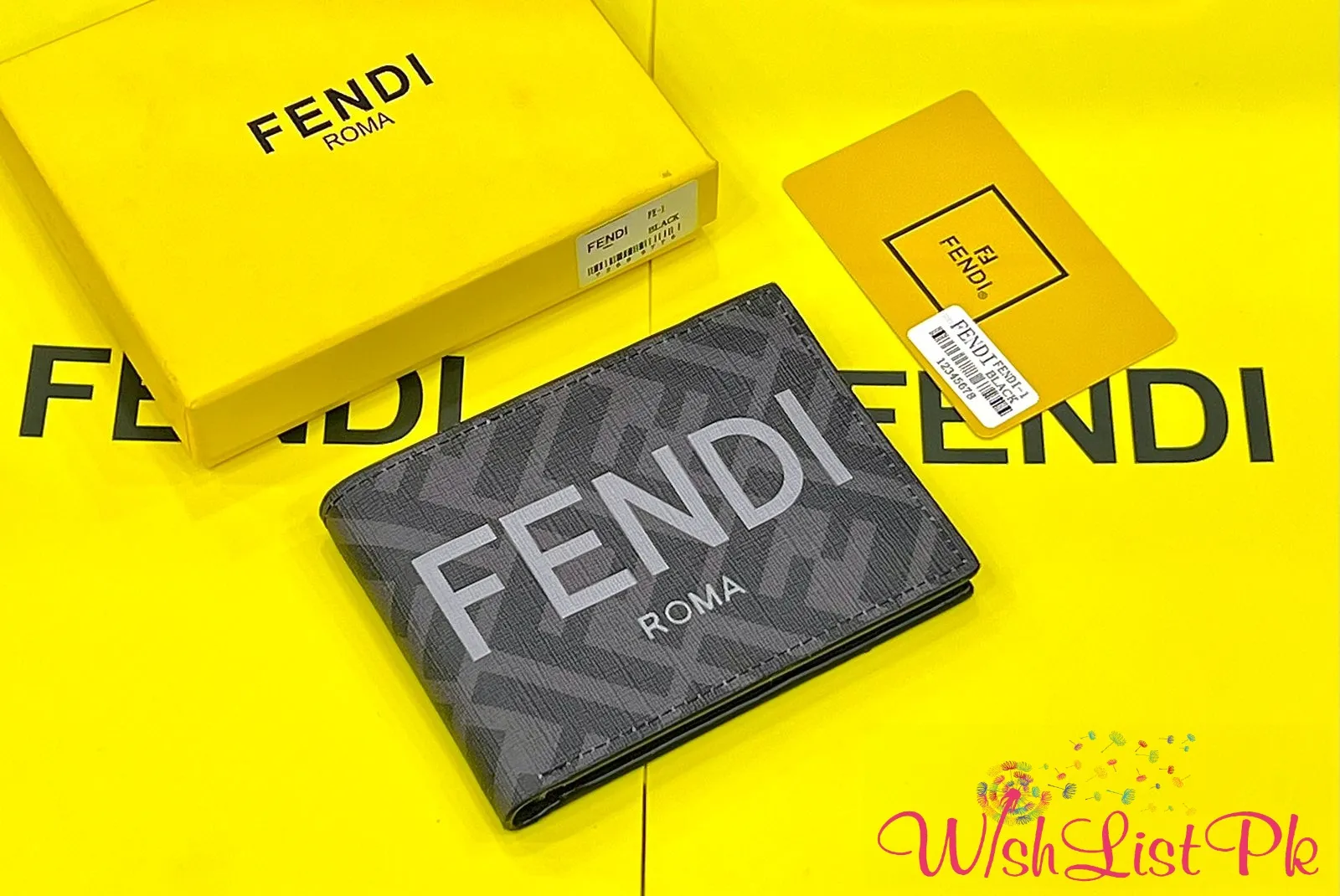 Fendi Logo Wallet