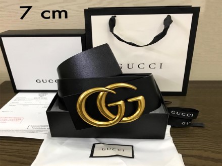 Best Price Gucci Wide Belt 7cm Width With Original Packing