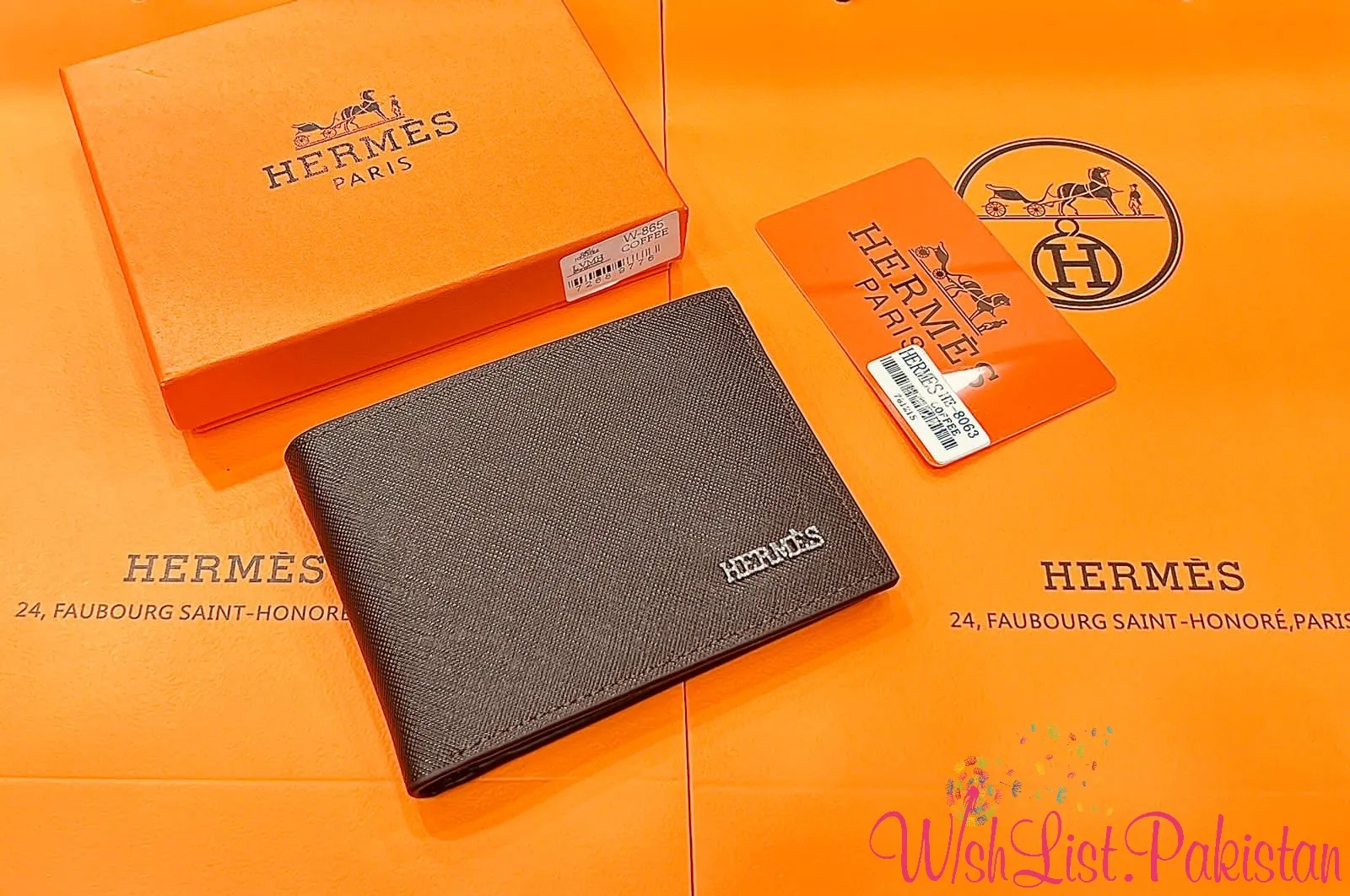 Best Price Hermes Brown Textured Wallet for Him