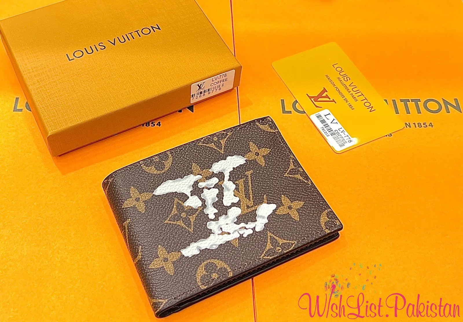 Lv Textured Wallet For Him