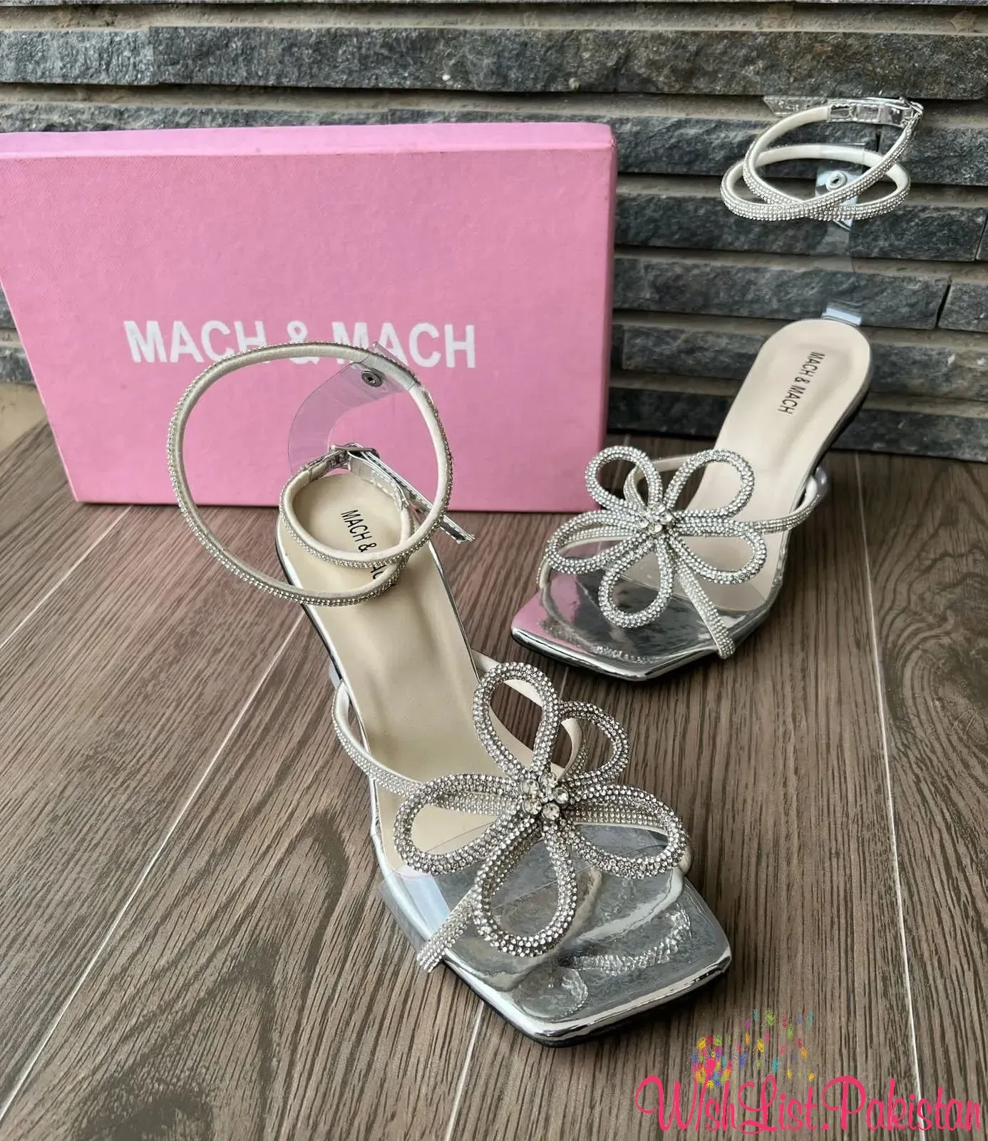 Mach Mach Flower Heels