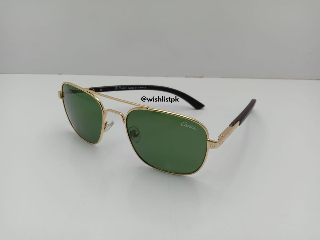 Best Price Rayban Gold Green Sunglasses with Box