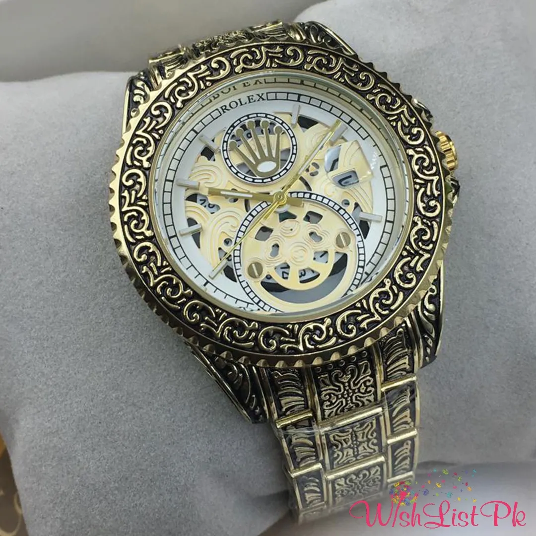 Rolex Antique Engraved Watch