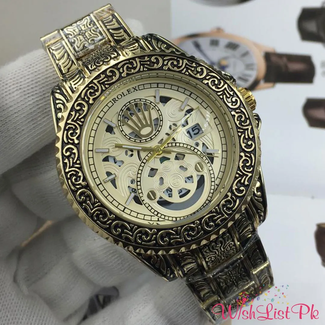 Best Price Rolex Antique Engraved Watch