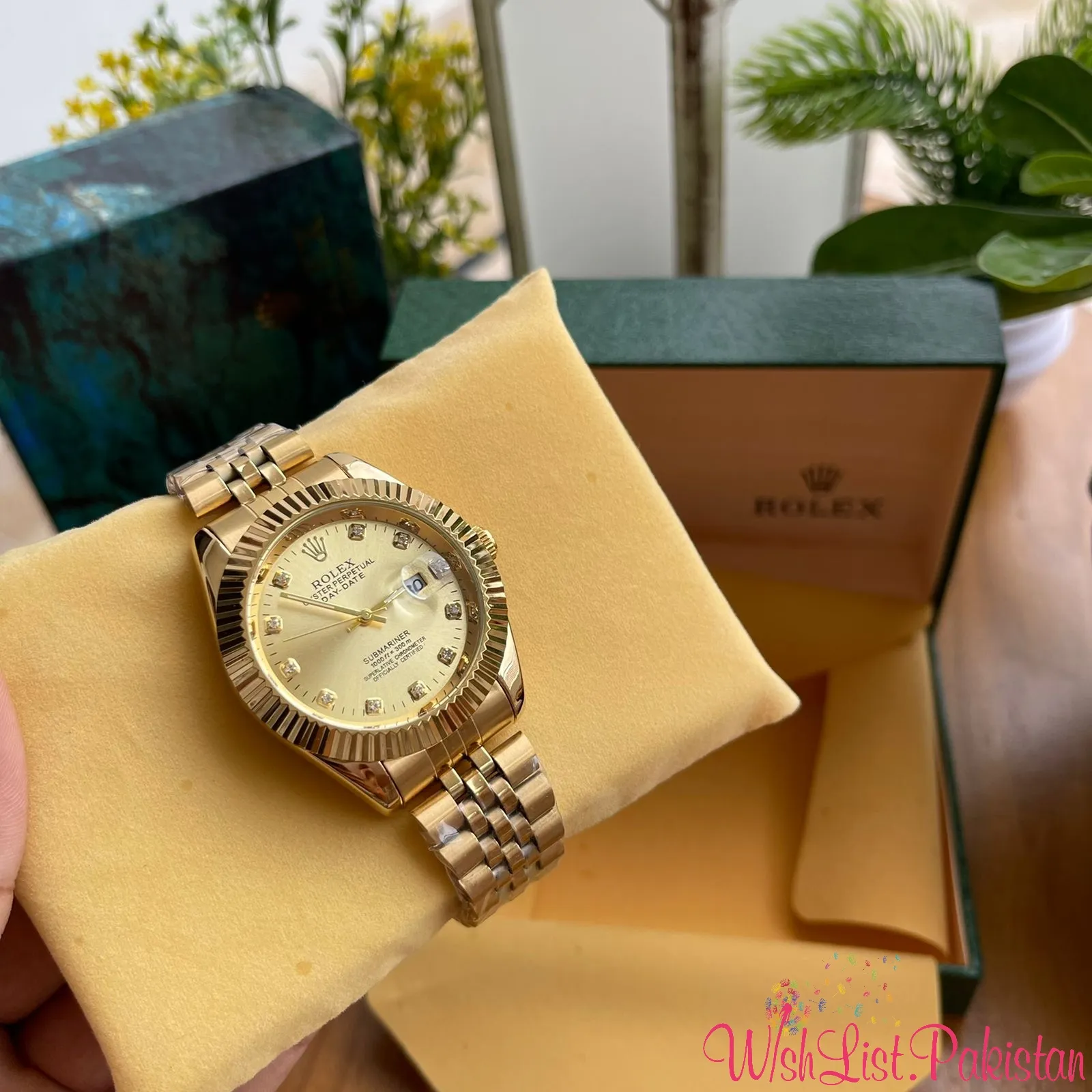 Rolex Full Gold Unisex Watch