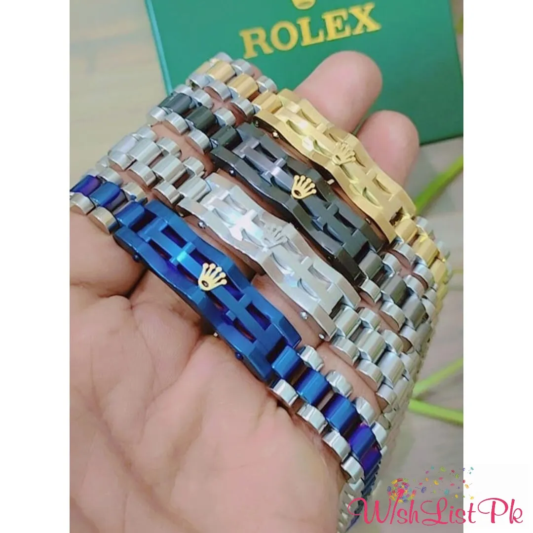 Rolex Two Tone Chain Bracelet