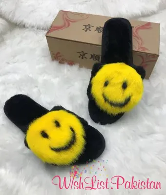 Smiley Fur Slides