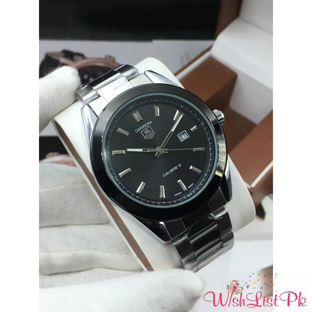 Best Price Tag Heuer Calibre 5 Silver Chain Watch