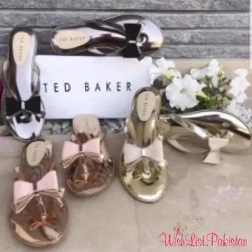 Ted Baker Bowtie Flat Slippers