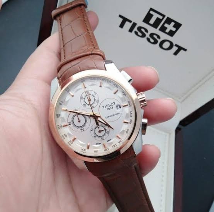 Tissot Chronograph Leather Watch