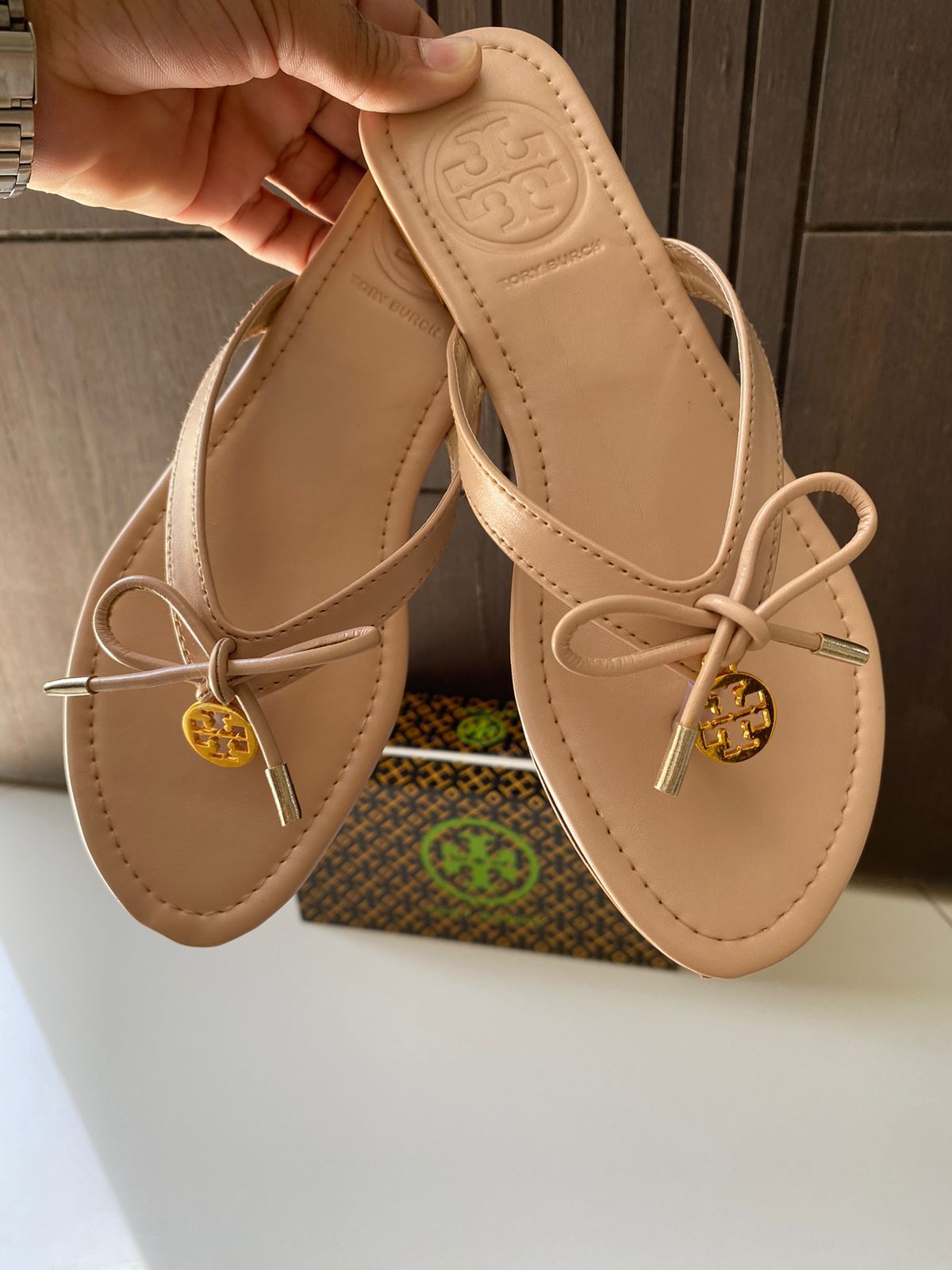 Best Price Tory Burch Bow Knot Slippers
