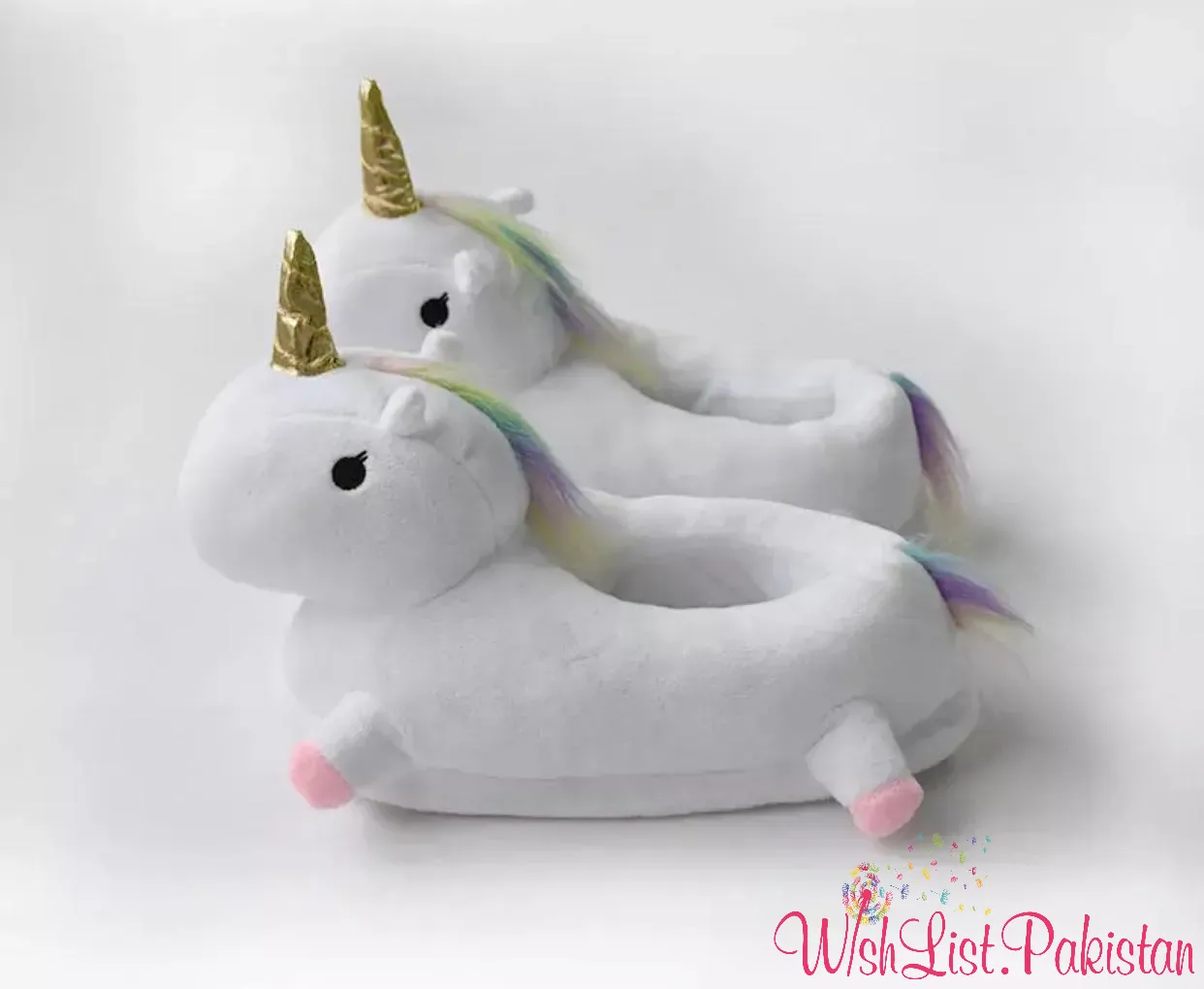 Best Price Unicorn Plush Winter Slides