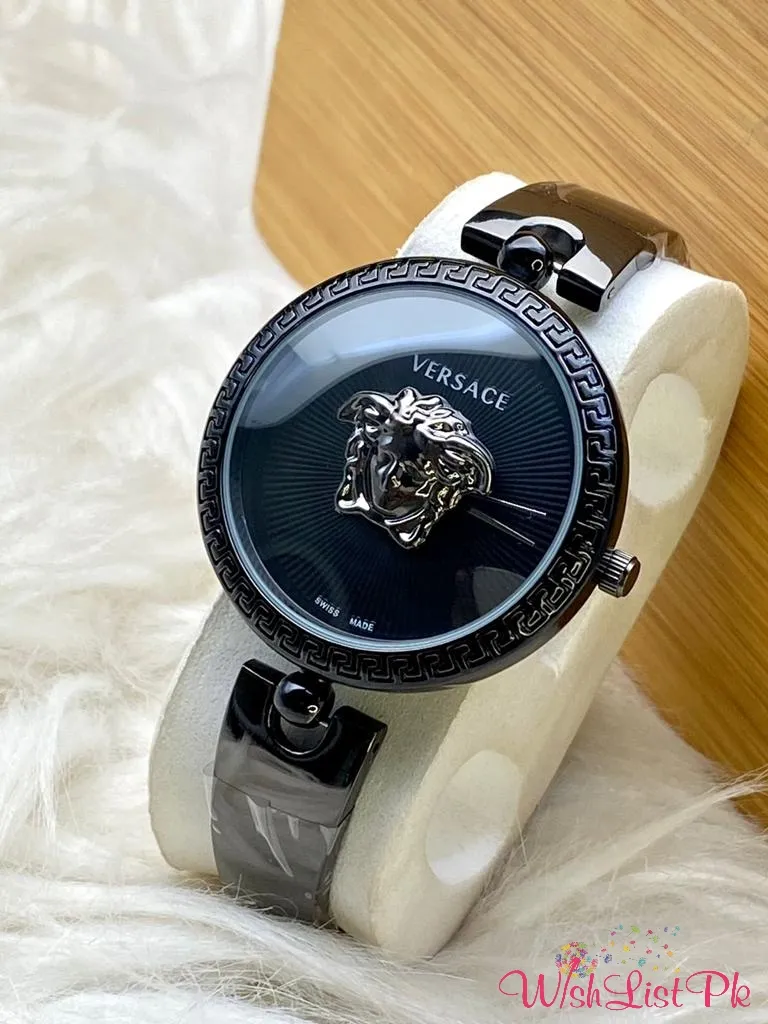 Best Price Versace Medusa Bangle Black Watch