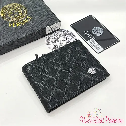 Versace Pattern Wallet For Him