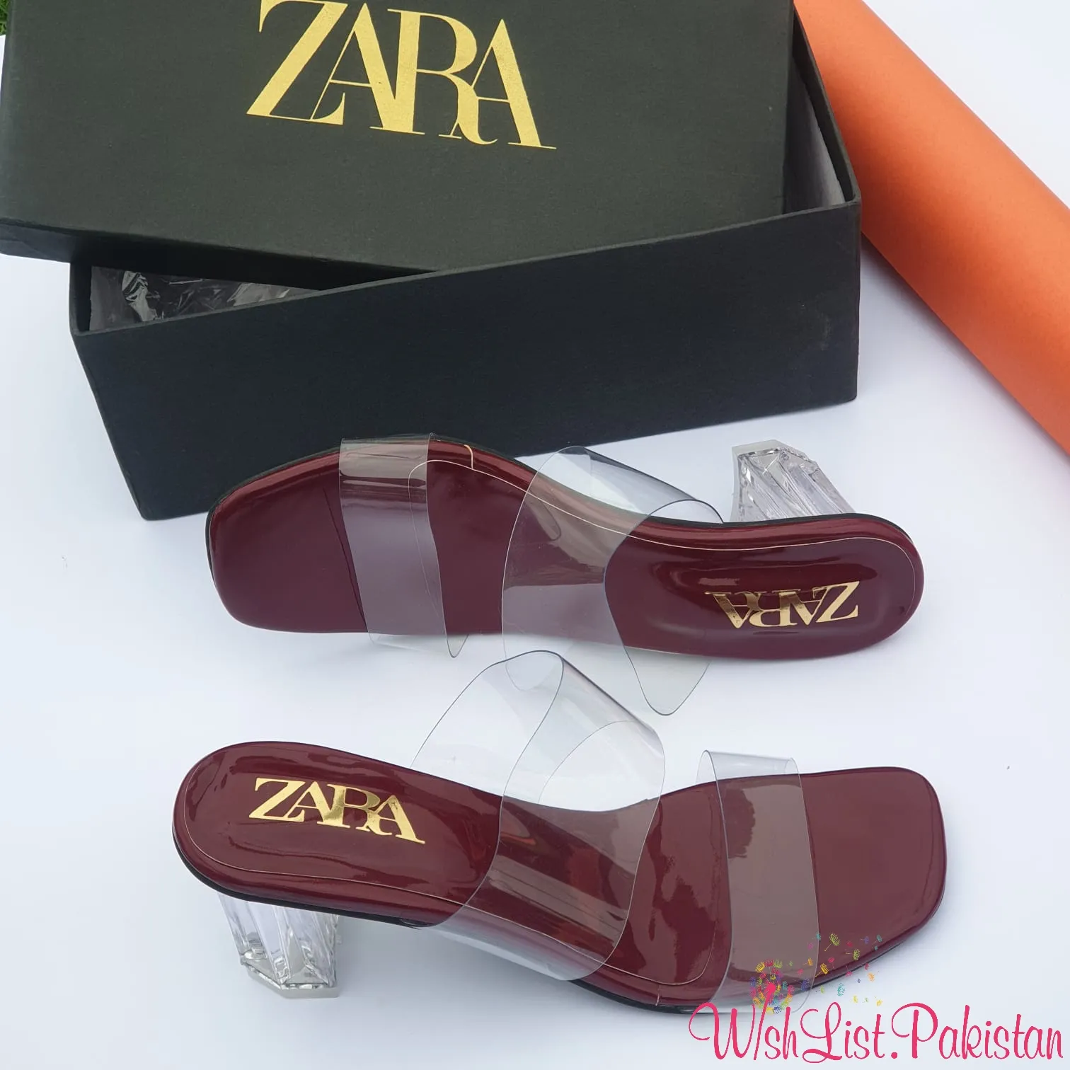 Zara Clear Wedge